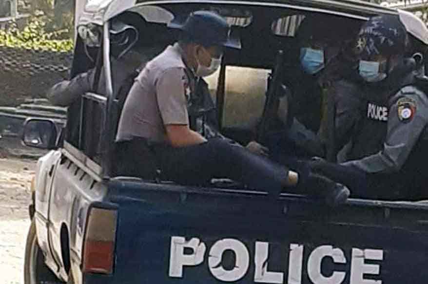 တန့်ဆည် အ.ထ.က (၁) အဝင်ဝကင်းတဲ မိုင်းကွဲ၊ စစ်ကောင်စီတပ်သား ၄ ဦးသေ