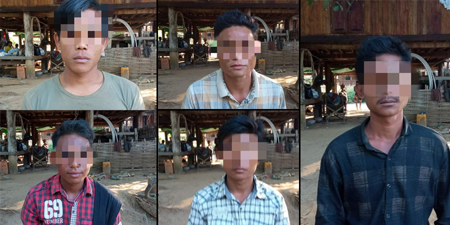 ပေါက်မြို့နယ်တွင် စစ်ကောင်စီတပ်သား ၅ ဦး ပြည်သူ့ရင်ခွင်ခိုလှုံ