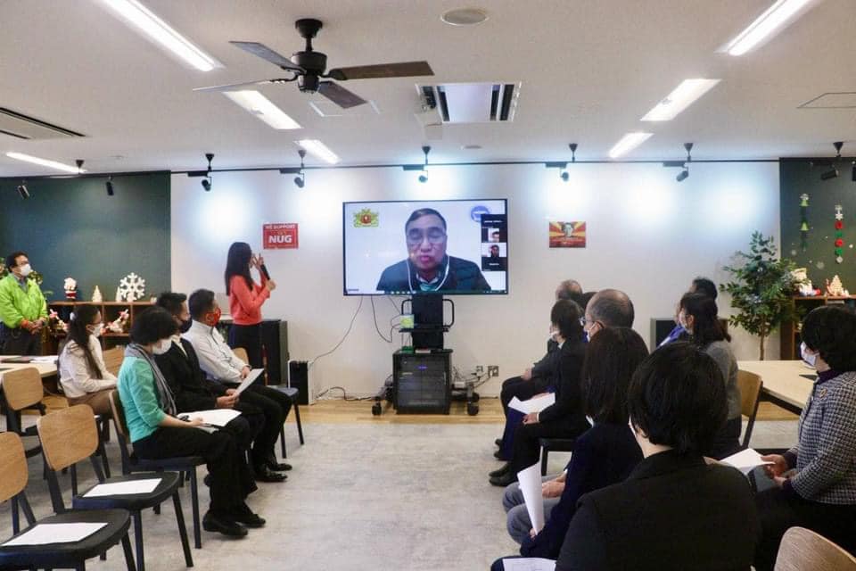 NUG အစိုးရကို အိုဆာကာအခြေစိုက် သမဝါယမအသင်းများက ကျပ်သိန်း ၁၀၀၀ ခန့်လှူဒါန်း