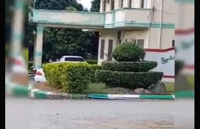 မူဆယ်မြို့ရှိ မြို့နယ်စည်ပင်သာယာရုံး ဗုံးခွဲခံရ