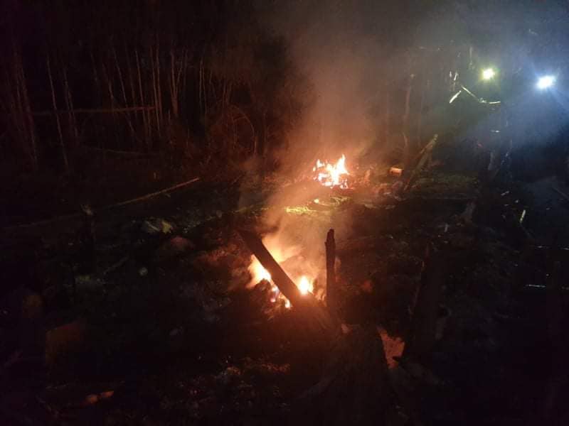 ကန့်ဘလူမြို့နယ် ရီးဒွေးကျေးရွာတွင် လူနေအိမ်များ  မီးရှို့ခံရ