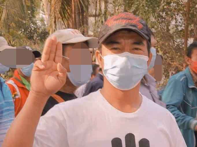 ဒီဗွီဘီ သတင်းထောက် ကိုအောင်စံလင်းကို စစ်တပ်က ရိုက်နှက်ဖမ်းဆီး