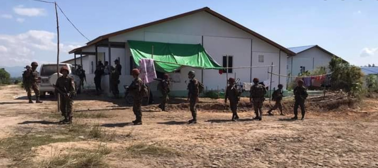 လေးကေ့ကော်မြို့သစ်တွင် စစ်ကောင်စီတပ်ကဝင်ရောက် စခန်းချရန် ပြင်ဆင်နေ