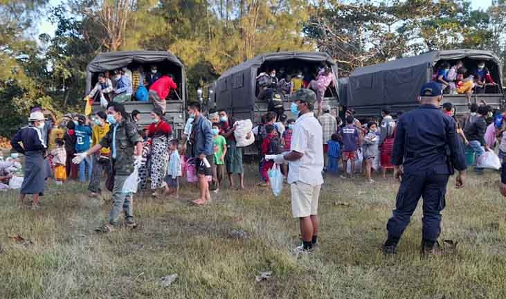 ထိုင်းဘက်ကို တိမ်းရှောင်လာသည့် ကရင်စစ်ဘေးရှောင်များ အကူအညီလိုအပ်နေ