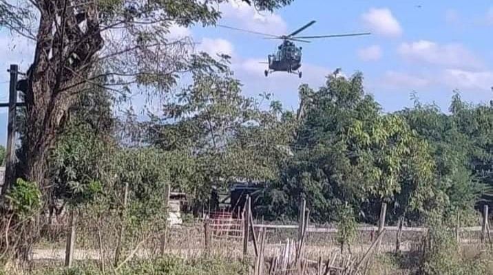 မကွေးနှင့်စစ်ကိုင်းတိုင်းတို့တွင်တိုက်ပွဲဖြစ်ပွား၊ စစ်ကောင်စီတပ်က ရဟတ်ယာဉ်သုံးတိုက်ခိုက်ခိုက်