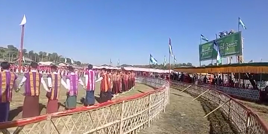 ခမီတိုင်းရင်းသားရိုးရာ ဆနီပွဲတော် ဘူးသီးတောင်မြို့တွင် ကျင်းပ