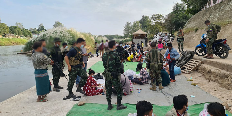 လေးကေ့ကော်စစ်ရှောင် ၁၃၀ ကျော်ကို ထိုင်းက မြန်မာဘက် ပြန်လွှဲပြောင်း