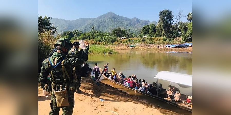 ထိုင်းဘက်ရောက် စစ်ရှောင် ၂၀၀ ကျော် နေရပ်ပြန်