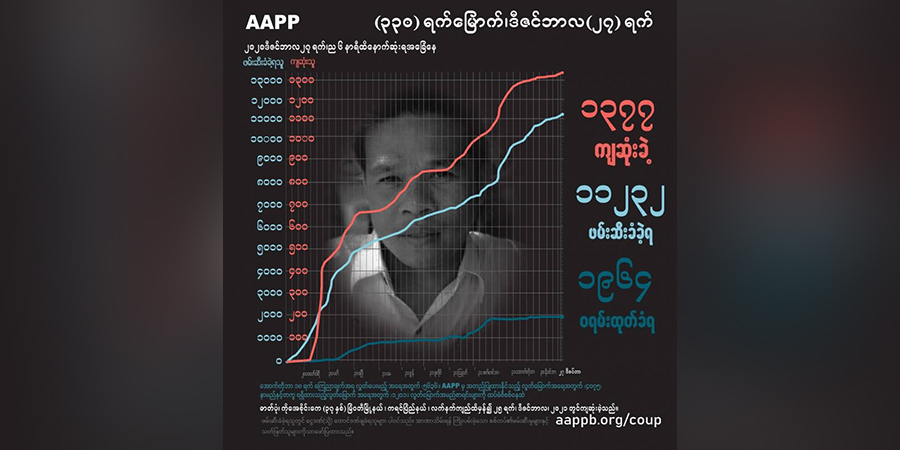 မော်ဒယ် ပိုင်တံခွန်နှင့် စာရေးဆရာမ ဒေါ်သန်းမြင့်အောင်အပါအဝင် ထောင်ဒဏ်ချမှတ်ခံရသူ ၄၂၃ ဦးရှိလာ