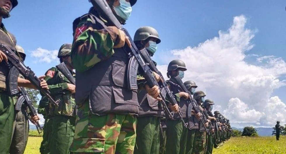 စစ်ကောင်စီတပ်ယာဉ်တန်းကို ပူတာအို PDF က တိုက်ခိုက်
