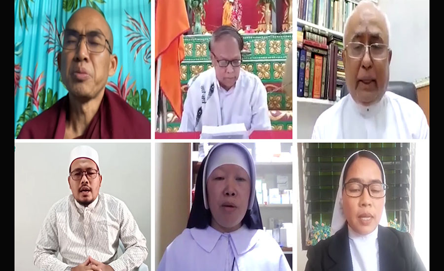 နိုင်ငံငြိမ်းချမ်းရေးအတွက် ဘာသာပေါင်းစုံခေါင်းဆောင်များ နှစ်သစ်ကူးဆုတောင်း