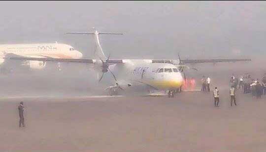 Air KBZ ေလယာဥ္ မေတာ္တဆျဖစ္ၿပီး ျပန္လည္ဆင္းသက္