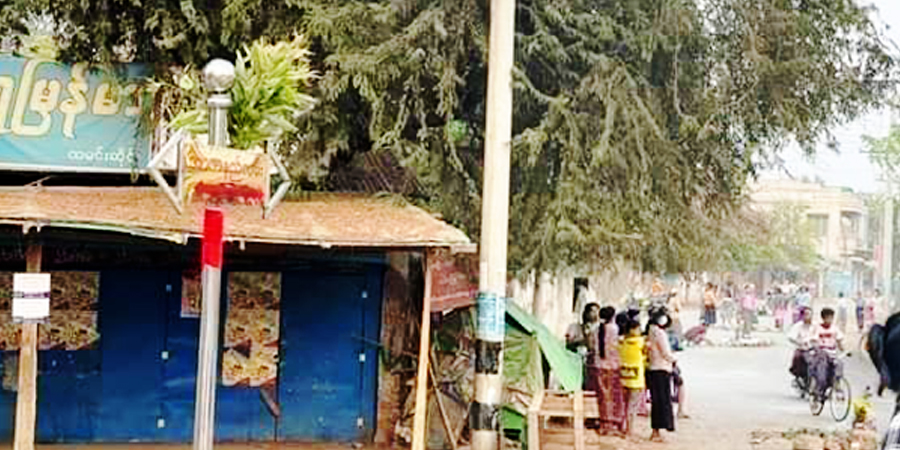 မုံရွာမြို့တွင် မိုင်းလာရှင်းသည့် စစ်ကောင်စီတပ် မိုင်းဆွဲခံရ