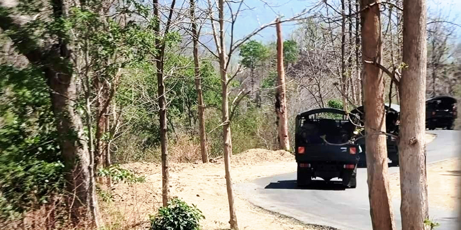 ပခုက္ကူမြို့အခြေစိုက် စစ်ကောင်စီတပ် ရှော့တိုက်ဒုံးဖြင့် ပစ်ခတ်တိုက်ခိုက်ခံရ