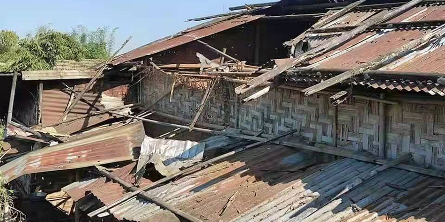 နမ့်ခမ်းတွင် တိုက်ပွဲဖြစ်၊ ရပ်ကွက်ထဲလက်နက်ကြီးကျသဖြင့် ပြည်သူ ၆ ဦး ဒဏ်ရာရ