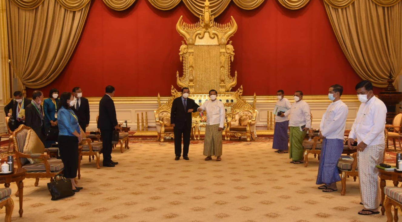 ယခုနှစ်ကိုငြိမ်းချမ်းရေးနှစ်အဖြစ်သတ်မှတ်၊ ကမ္ဘောဒီးယားကို ကျေးဇူးတင်ဟု စစ်ခေါင်းဆောင်ပြော
