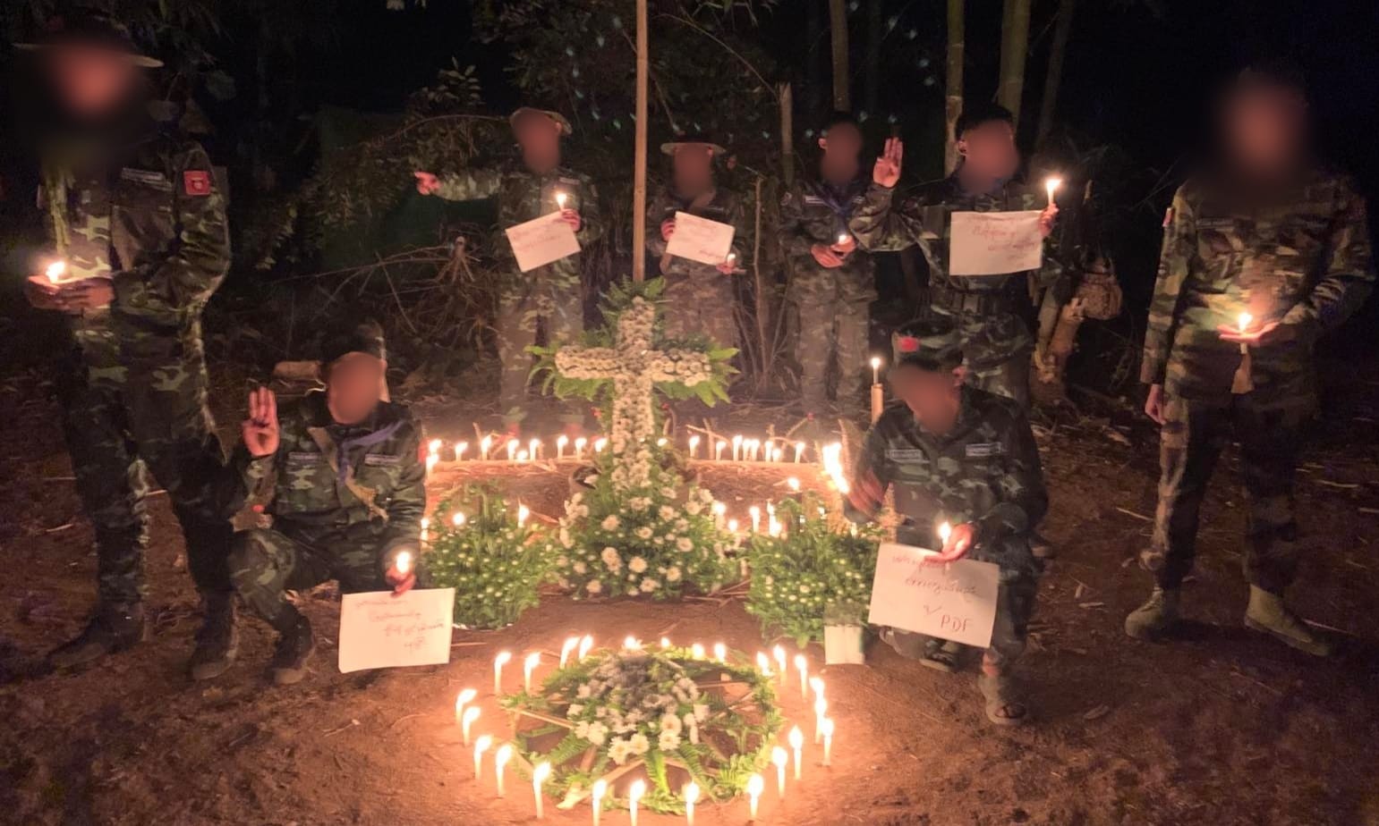 ကယားတိုက်ပွဲအတွင်း ကျဆုံးခဲ့သည့် PDF သူရဲကောင်းများအတွက် ဆုတောင်းပွဲပြုလုပ်