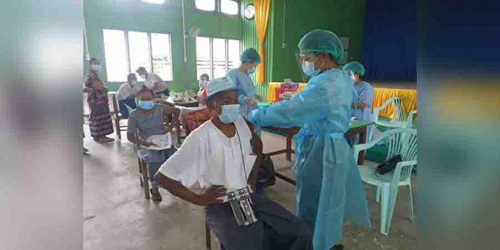မြန်မာတွင် ကိုဗစ်ကာကွယ်ဆေး အကြိမ်ပြည့်ထိုးနှံပြီးသူ ၁၇ သန်းခွဲကျော်ရှိ