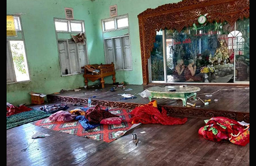 ပုလဲမြို့နယ်က မုံသွင်ကျေးရွာကို စစ်တပ်က ဝင်ရောက်ဖျက်ဆီးပြီး ပစ္စည်းများယူဆောင်
