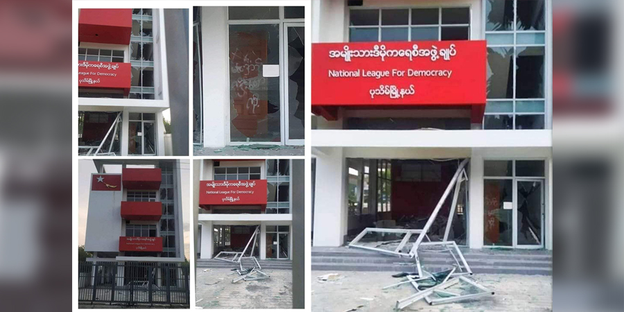 စစ်ကောင်စီတပ်စွဲခဲ့သည့် ပုသိမ် အန်အယ်လ်ဒီရုံးမှ တန်ဖိုးရှိပစ္စည်းများ ပျောက်ဆုံး