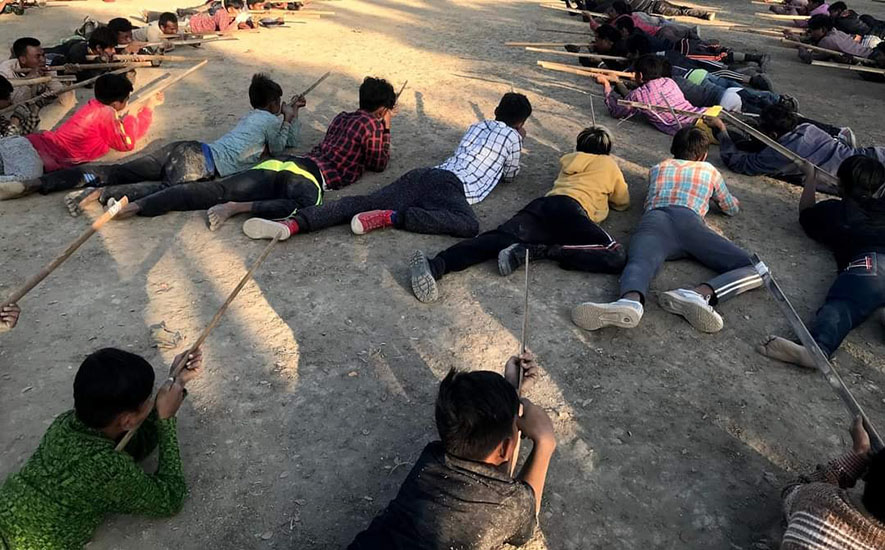 စစ်ကောင်စီကို တော်လှန်တိုက်ခိုက်ရန် ​ရေစကြို-PDF တပ်ရင်း ၂ သင်တန်းဆင်းပွဲပြုလုပ်