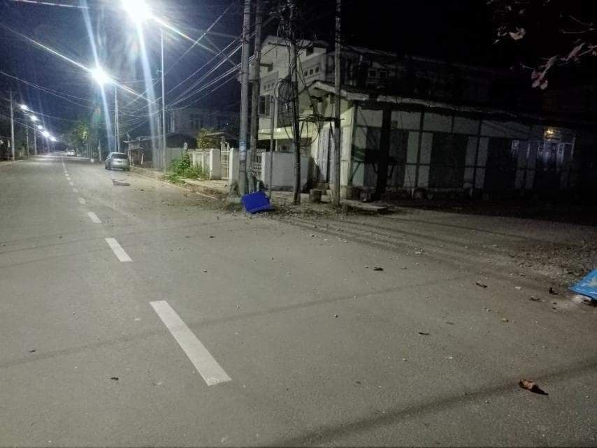 မြစ်ကြီးနားမြို့ ယုဇနရပ်ကွက်တွင် ဗုံးပေါက်ကွဲ