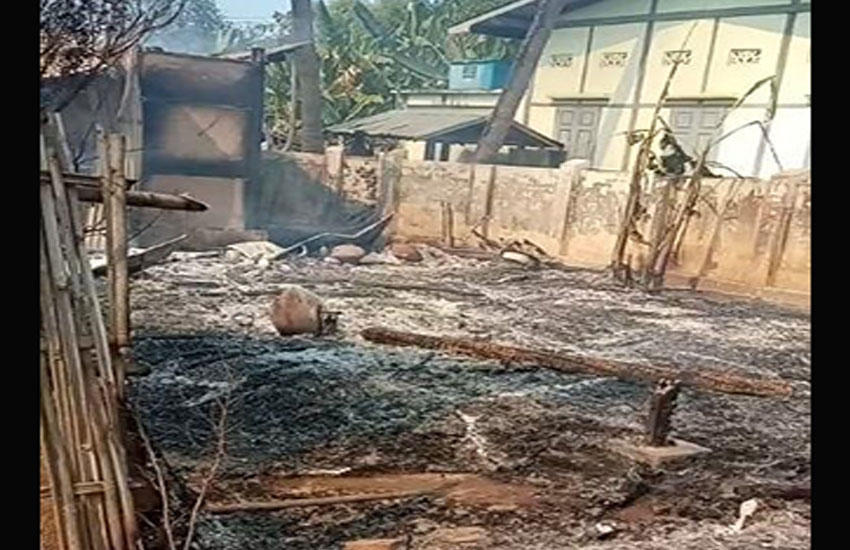 ကနီမြို့နယ်ထဲက ရွာ ၂ ရွာကို စစ်ကောင်စီတပ် မီးရှို့