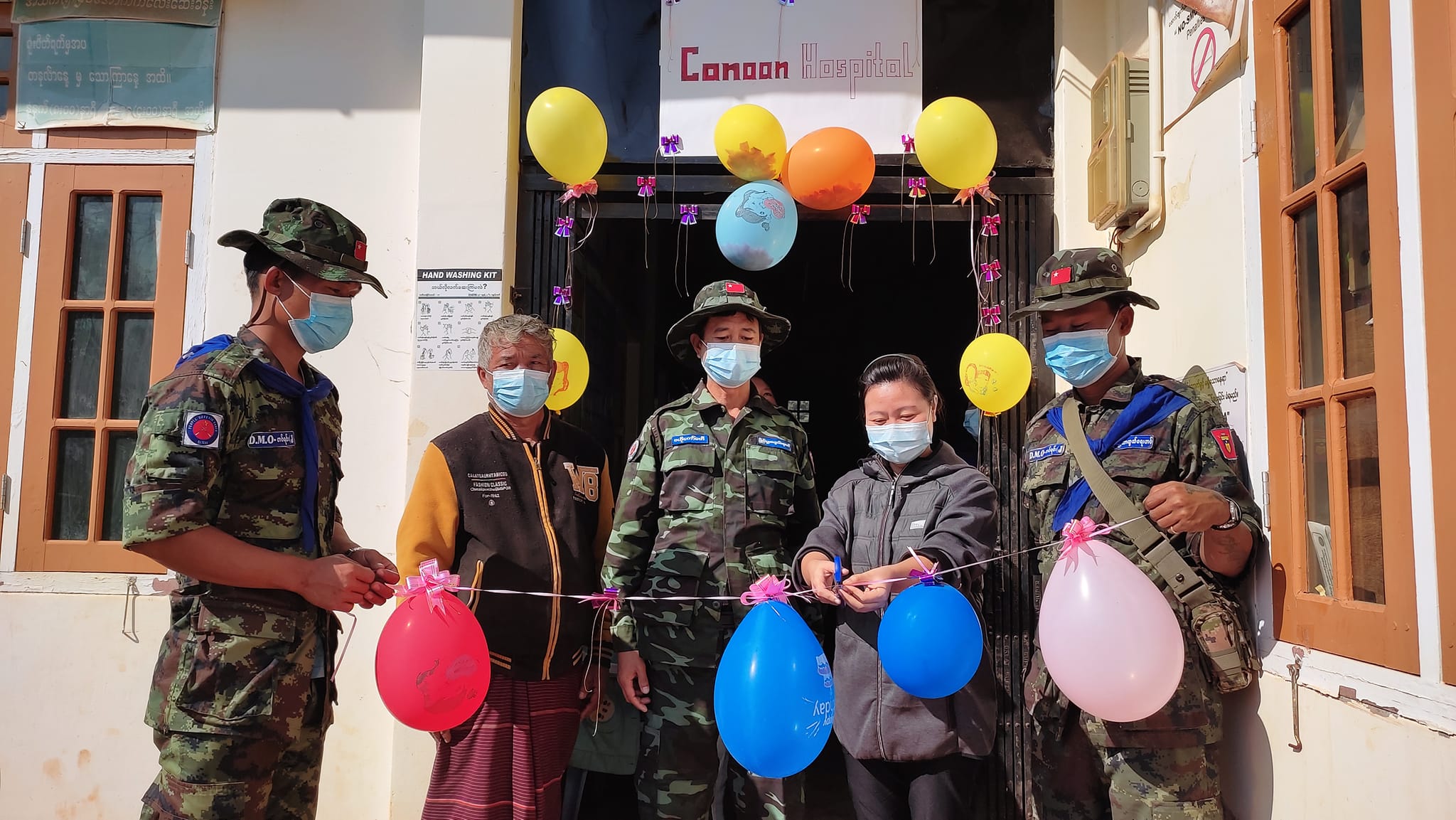 ဒီးမော့ဆိုမြို့နယ်တွင်  PDF  ဆေးရုံဖွင့်လှစ်