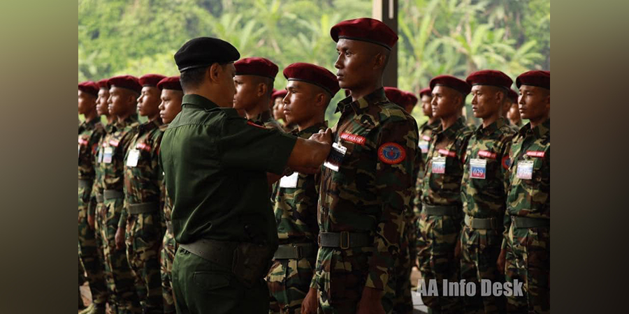 စစ်ကောင်စီက အေအေတပ်ဖွဲ့ဝင်များအား ကိုဗစ်ကာကွယ်ဆေးထိုးပေး