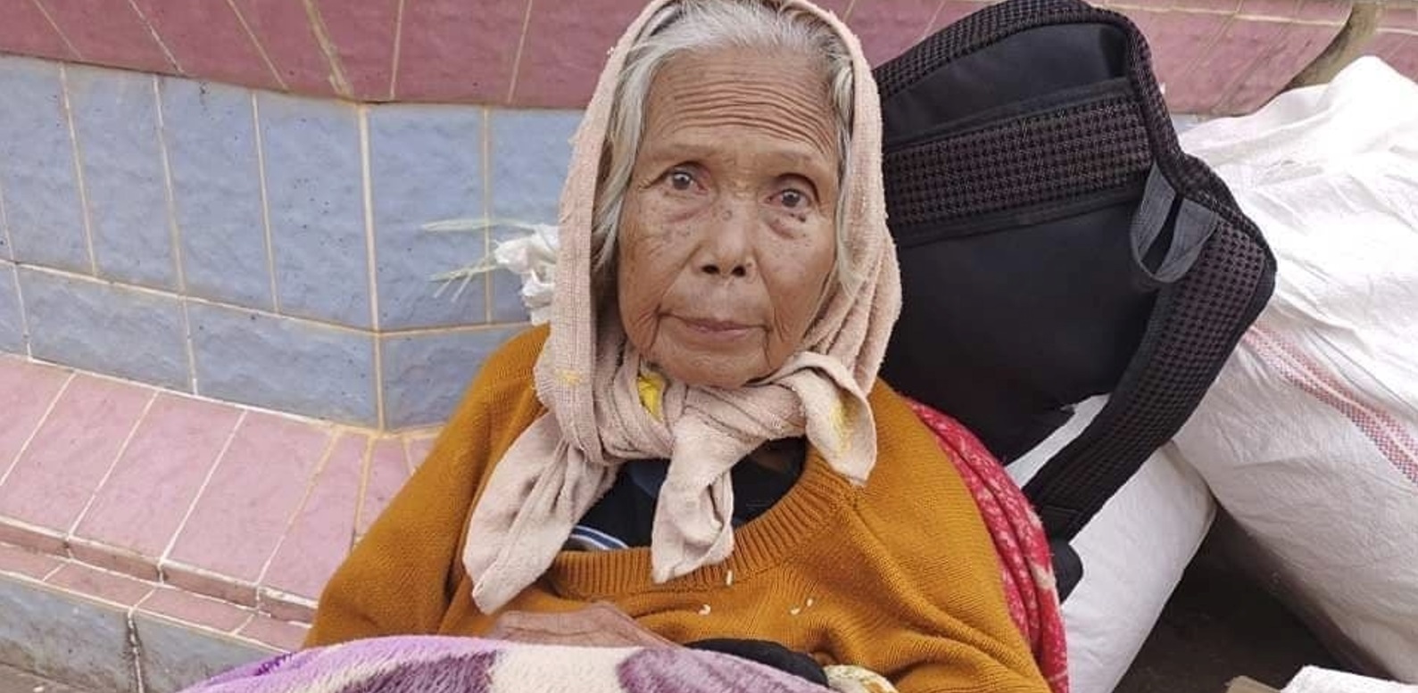 ကရင်နီစစ်ဘေးရှောင် အသက် ၉၈ နှစ်အရွယ် အဘွားအိုကွယ်လွန်