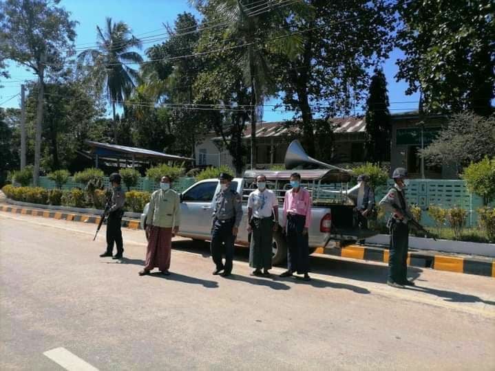 အသံတိတ်သပိတ် အထမမြောက်စေရန် ထားဝယ်ခရိုင်ထဲ စစ်ကောင်စီက လိုက်လံခြိမ်းခြောက်