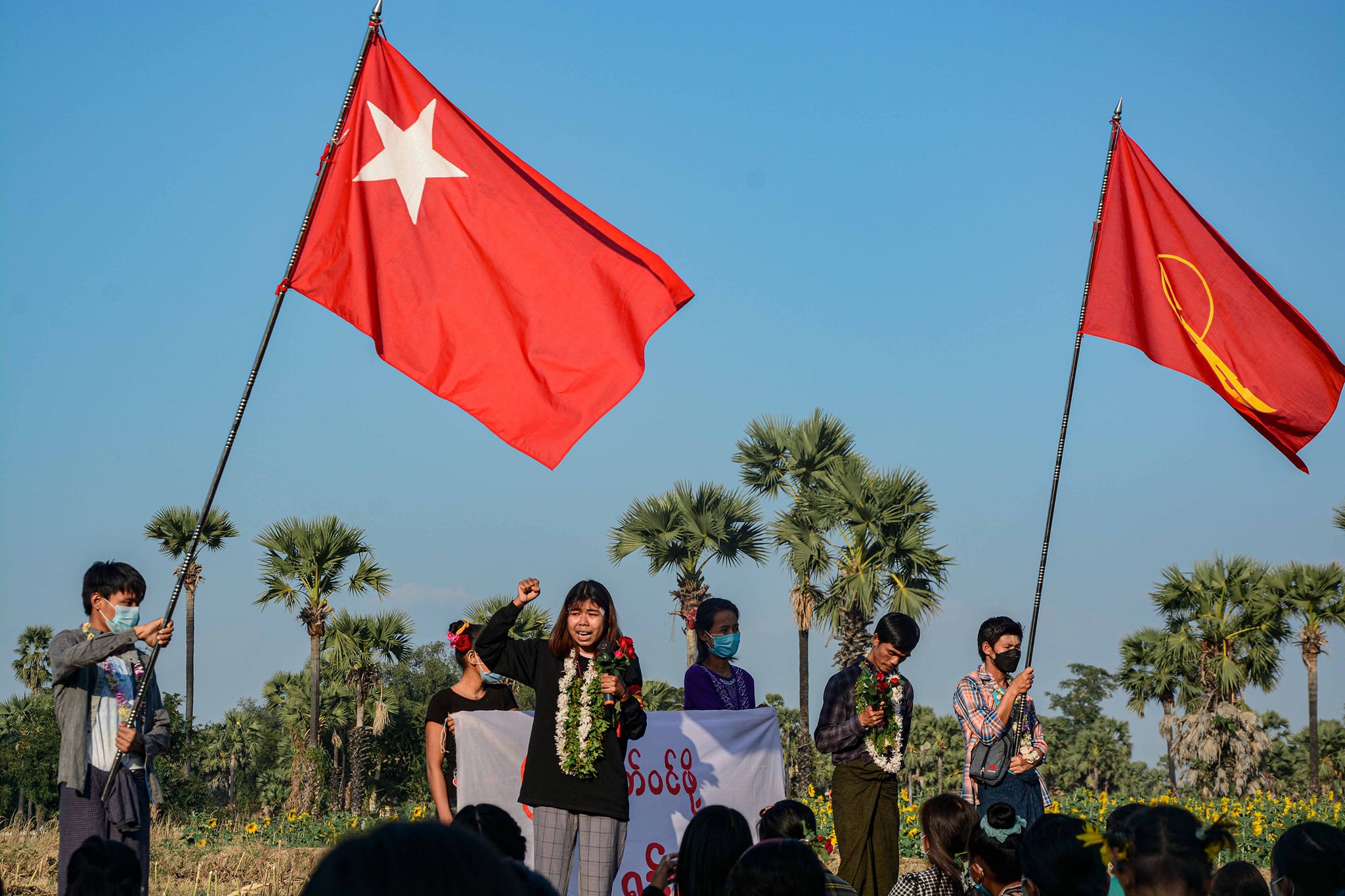 ဆားလင်းကြီးမြို့နယ် စစ်အာဏာရှင်ဆန့်ကျင် သပိတ်