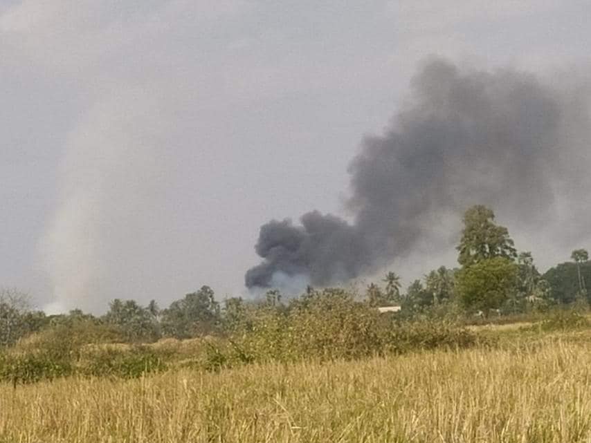 ဒီပဲယင်းမြို့နယ်အတွင်းက ဝပါကျေးရွာနေအိမ်အချို့ကို စစ်ကောင်စီ မီးရှို့