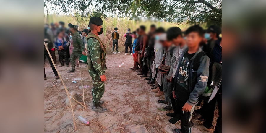 ထိုင်းသို့ တရားမဝင် ဝင်ရောက်သည့် မြန်မာ ၃၅၅ ဦး ဖမ်းဆီးခံရ