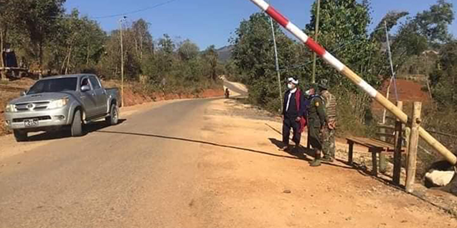 ပအိုဝ်းပြည်သူ့စစ်တပ်ဖွဲ့ (PNA) လုံခြုံရေးဂိတ်သစ်ဖွင့်လှစ်