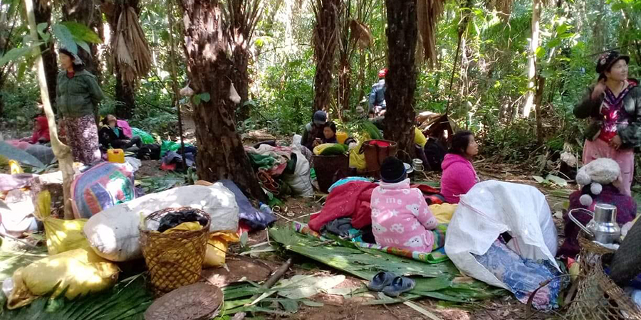ပူတာအိုတွင် ‌စစ်‌ဘေးရှောင်အိမ်ခြေ ၁ ထောင်ကျော်ရှိလာ၊ အကူအညီများ လိုအပ်နေ