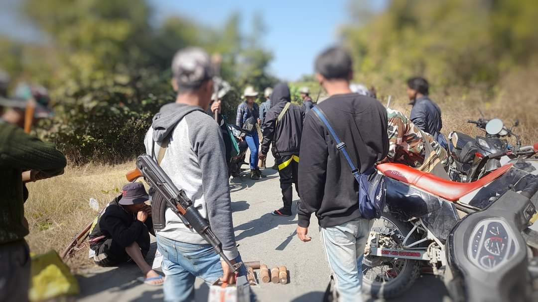 ဆောမြို့နယ်တွင် စစ်ကောင်စီယာဉ်တန်း မိုင်းဆွဲတိုက်ခိုက်ခံရ