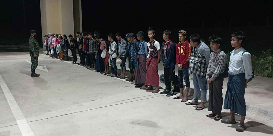 ထိုင်းဘက် တရားမဝင် ဝင်ရောက်သည့် မြန်မာ ၁၄၀ ကျော် ဖမ်းမိ