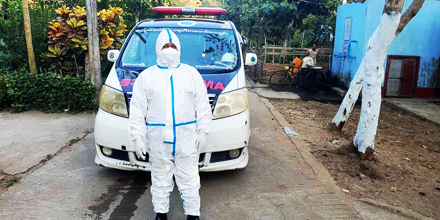 ဘိုကလေးတွင် ပြည်ထောင်စုနေ့ပွဲတက်ရောက်သူ ၄ ဦး ကိုဗစ်ပိုးတွေ့
