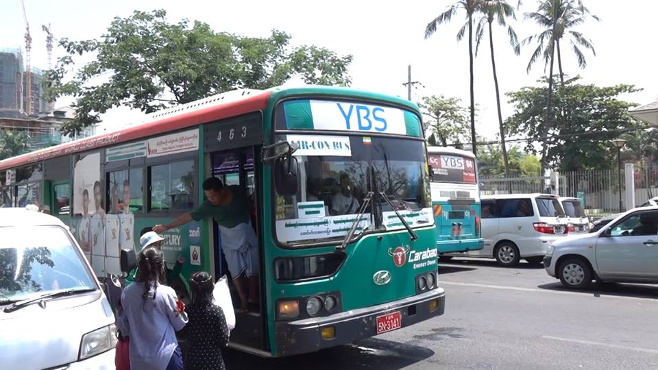 YBS ဘတ်စ်ကားလိုင်းနံပါတ် အပြောင်းအလဲကြောင့် ခရီးသွားပြည်သူများ အခက်ကြုံ