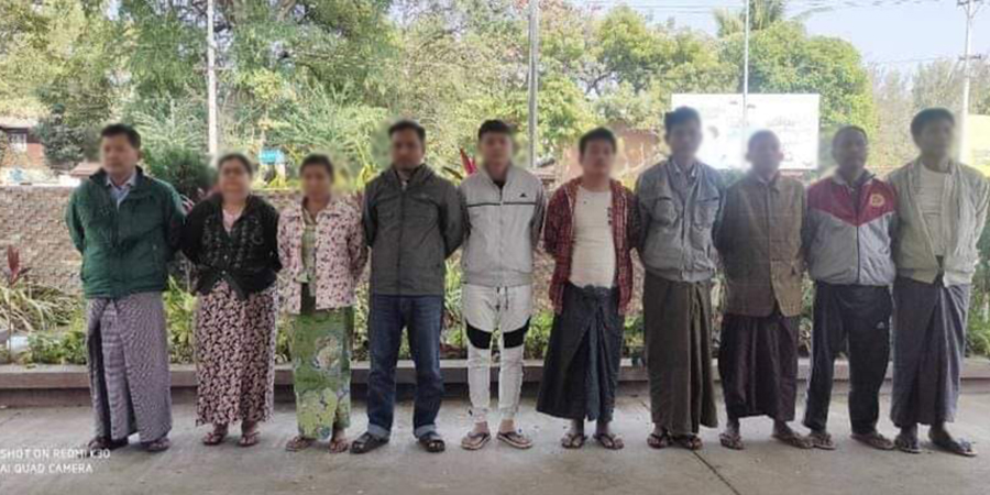 မုံရွာမြို့တွင် လူငယ်နှင့်လုပ်ငန်းရှင် ၂၆ ဦး ဖမ်းဆီးခံရ