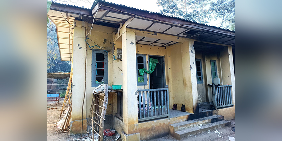 နောင်ချိုဘူတာ ဝန်ထမ်းလိုင်းခန်းနှင့် လုံခြုံရေးတန်းလျားတိုက်ခိုက်ခံရ
