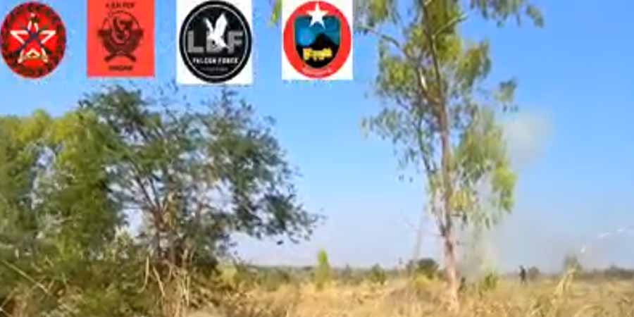 အရာတော် စစ်ကောင်စီတပ်စခန်းကို PDF က အဝေးပစ်ရှော့တိုက်ဒုံးဖြင့် ပစ်ခတ်
