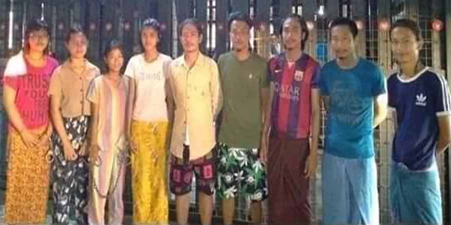 ထားဝယ်တွင် တက္ကသိုလ်ကျောင်းသား/သူ  ၉ ဦး အလုပ်နှင့် ထောင်ဒဏ် ၉ နှစ်စီ ချမှတ်ခံရ