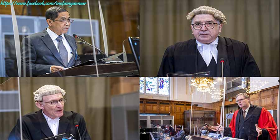 ICJ တရားရုံးတွင် မြန်မာစစ်တပ်ကိုယ်စားလှယ်ကို တက်ရောက်ခွင့်ပေးမှု ရခိုင်ဒေသခံများ ဝေဖန်