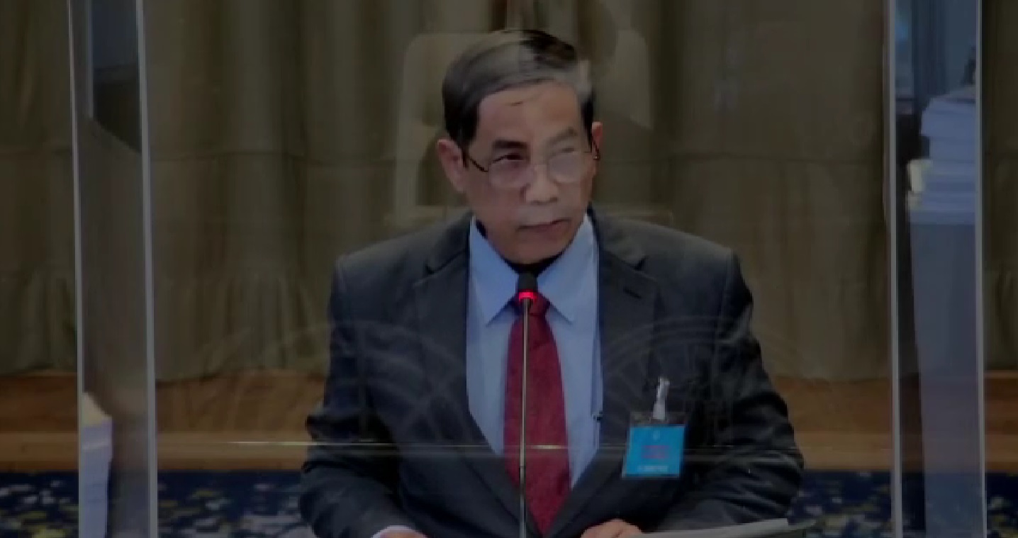 စွပ်စွဲမှုများပြုလုပ်ရန် အမှုကြားနာပွဲကို ဂမ်ဘီယာက အသုံးချနေဟု ICJ တရားရုံးတွင်  စစ်ကောင်စီဝန်ကြီး လျှောက်လဲ