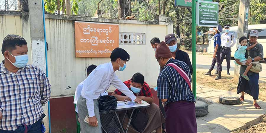 မြဝတီတွင် ကိုဗစ်-၁၉ ကူးစက်မှုမြင့်တက်၊  Mask မတတ်သူများကို ဒဏ်ရိုက်