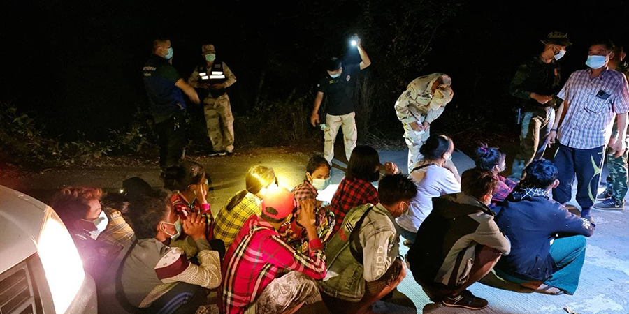 ထိုင်းနိုင်ငံတွင် ၂ လအတွင်း တရားမဝင် ဝင်ရောက်သည့် မြန်မာရွှေ့ပြောင်းလုပ်သား ၁၀,၀၀၀ ခန့်ဖမ်းဆီးခံရ