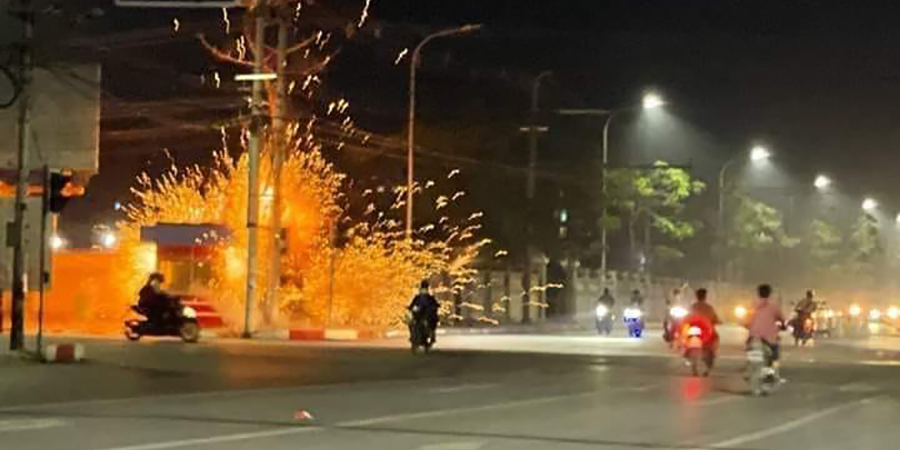 မန္တလေးတွင် CCTV ဆာဗာပုံးနှင့် ကင်းတဲဂိတ် ဖောက်ခွဲခံရ