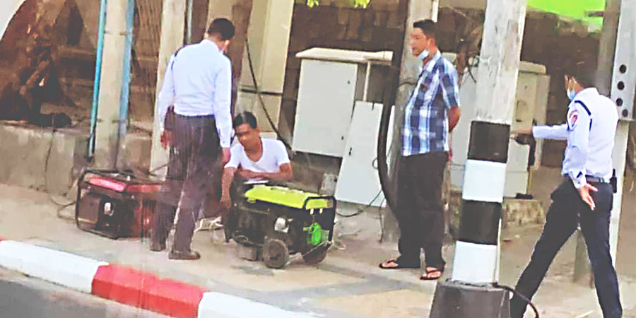 မီးပွိုင့်များတွင် မီးစက်များအသုံးပြုရန် ညွှန်ကြား